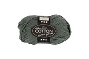 Luovat leikit - Creativ Company Cotton yarn Size 8/8 L: 80-85 M Gray - 50gr. - 461190