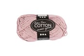 Luovat leikit - Creativ Company Cotton yarn Size 8/8 L: 80-85 M Lavender - 50gr. - 461170