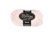 Luovat leikit - Creativ Company Cotton yarn Size 8/8 L: 80-85 M Dusty Rose - 50gr. - 461140