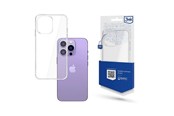 Puhelin - Kannet ja kotelot - 3mk iPhone 14 Pro silicone case from the Clear Case series - transparent - 5903108476713