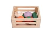 Puulelut - Classic World Wooden Crate with Vegetables - 50642