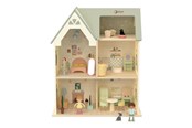 Puulelut - Classic World Wooden Dollhouse Cottage - 50638