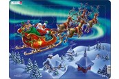 Palapelit - Larsen Puzzles Santa in Nordic Light (26) - LA-XM1