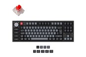 Näppäimistöt - Keychron Q3 Pro - Special Edition - keyboard - QMK/VIA custom mechanical fully assembled knob TKL - QWERTY - Nordic - carbon black Input Device - Näppäimistö - Pohjoismainen - Harmaa - Q3P-M1-BO