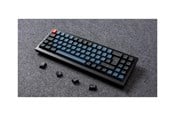 Näppäimistöt - Keychron Q7 - keyboard - QMK custom mechanical fully assembled - 70% - QWERTY - Nordic - carbon black Input Device - Näppäimistö - Pohjoismainen - Sininen - Q7-M1-BO