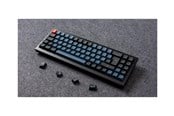 Näppäimistöt - Keychron Q7 - keyboard - QMK custom mechanical fully assembled - 70% - QWERTY - Nordic - carbon black Input Device - Näppäimistö - Pohjoismainen - Sininen - Q7-M3-BO