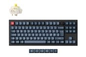 Näppäimistöt - Keychron V3 MAX QMK/VIA Wireless RGB Hot Swap Jupiter Banana - Carbon Black - Pelinäppäimistö - Pohjoismainen - Musta - V3M-D4-BO