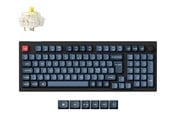 Näppäimistöt - Keychron V5 Max - keyboard - QMK custom mechanical ISO layout collection - with knob - QWERTY - Nordic - carbon black Input Device - Näppäimistö - Pohjoismainen - Musta - V5M-D4-BO