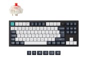 Näppäimistöt - Keychron Q3 MAX 80% Knob Wireless Tri-Mode QMK/VIA - Gateron Jupiter Banana - ND - Pelinäppäimistö - ilman numpadia - Pohjoismainen - Musta - Q3M-M4-BO