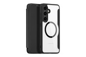 Puhelin - Kannet ja kotelot - Dux Ducis Skin X Pro Case for Samsung Galaxy S24+ with MagSafe and Flip - Black - 6934913021651