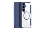 Puhelin - Kannet ja kotelot - Dux Ducis Skin X Pro Case for Samsung Galaxy S24+ with MagSafe and Flip - Blue - 6934913021668
