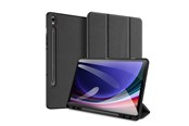 Tabletti - Kannet & Suojakotelot - Dux Ducis Domo Samsung Galaxy Tab S9 FE Stand Case - Black - 6934913024546