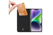 Puhelin - Kannet ja kotelot - Dux Ducis iPhone 15 Plus Case Cover with Flip and Wallet Skin Pro - Black - 6934913025383