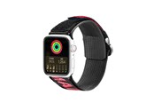 Smartwatch - Lisävarusteet - Dux Ducis Strap (Outdoor Version) Apple Watch Ultra Strap SE 9 8 7 6 5 4 3 2 1 (49 45 44 42 mm) Nylon Strap Bracelet Black/Red - 6934913035351