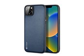 Puhelin - Kannet ja kotelot - Dux Ducis Fino Case Cover Covered With Nylon Material iPhone 14 Plus Blue - 6934913036839