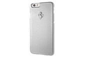 Puhelin - Kannet ja kotelot - Ferrari Perforated Aluminum case for iPhone 6 / 6S - silver - 3700740373064