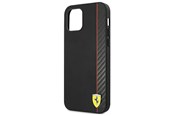 Puhelin - Kannet ja kotelot - Ferrari On Track Carbon Stripe Case for iPhone 12 mini - Black - 3700740499429