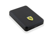 Puhelin - Adapterit & Laturit - Ferrari Metal Logo MagSafe 15W 5000mAh Power Bank - Black - 3666339170875