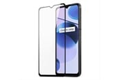 Puhelintarvikkeet - Näytönsuojat - Dux Ducis 9D Tempered Glass durable 9H tempered glass for full screen with bezel Realme C35 black (case friendly) - 6934913039823