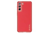 Puhelin - Kannet ja kotelot - Dux Ducis Yolo Elegant Case Cover in Samsung Galaxy S22+ (S22 Plus) Leather Cover Red - 6934913040201