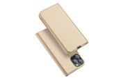 Puhelin - Kannet ja kotelot - Dux Ducis Skin Pro Holster Case Flip Cover iPhone 13 Pro Gold - 6934913047996