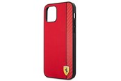 Puhelin - Kannet ja kotelot - Ferrari On Track Carbon Stripe Case for iPhone 12 Pro Max - Red - 3700740499382