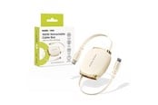 USB kaapelit - Mobile Origin 100W Retractable Cable Box USB-C to USB-C CB7 Beige - MO-CB7-BG