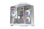 Kotelot - Darkflash FT350 Computer Case + 5 aRGB Fans - Kotelot - Valkoinen - FT350 White