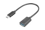 USB kaapelit - Lanberg - USB-C adapter - USB-C to USB Type A - 15 cm - AD-UC-UA-04