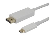 Näyttökaapeli - Deltaco - video adapter cable - USB-C to DisplayPort - 2 m - USBC-DP200A