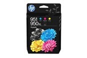 Mustepatruunat, värikasetit ja lisävarusteet - HP 950XL Black / 951 Cyan/Magenta/Yellow 4-Pack Original Ink Cartridges - C3WK1AE