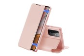 Puhelin - Kannet ja kotelot - Dux Ducis Skin X Holster Case Flip Cover Samsung Galaxy A72 4G pink - 6934913053423