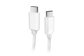 USB kaapelit - SBS TECABLETISSUETCCG USB-C - USB-C 1.5m 60W braided cable - gray - TECABLETISSUETCCG