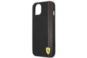Puhelin - Kannet ja kotelot - Ferrari On Track Carbon Stripe Case for iPhone 13 mini - Black - 3666339026554