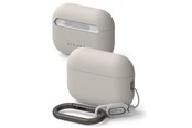 Puhelin - Kannet ja kotelot - Ringke Silicone Case for AirPods Pro 3 - Beige - 8800293859420