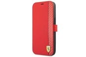 Puhelin - Kannet ja kotelot - Ferrari On Track Carbon Stripe Case for iPhone 13 mini - Red - 3666339026516
