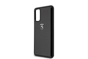 Puhelin - Kannet ja kotelot - Ferrari Carbon Heritage Case for Samsung Galaxy S20 - Black - 3700740473382