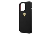 Puhelin - Kannet ja kotelot - Ferrari Silicone MagSafe Case for iPhone 13 Pro / iPhone 13 - Black - 3666339059552