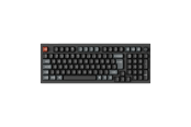 Näppäimistöt - Keychron V5 Ultra 96% 8K Wireless Tri-Mode - POM Red - Pelinäppäimistö - Pohjoismainen - Musta - V5U-D1-BO