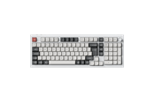 Näppäimistöt - Keychron Q5 Ultra 96% 8K Wireless Tri-Mode - POM Brown - Pelinäppäimistö - Pohjoismainen - Valkoinen - Q5U-P3-BO
