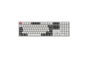 Näppäimistöt - Keychron Q6 Ultra 100% 8K Wireless Tri-Mode - POM Red - Pelinäppäimistö - Pohjoismainen - Valkoinen - Q6U-P1-BO