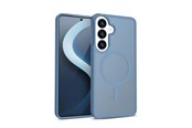 Puhelin - Kannet ja kotelot - CRONG Hybrid Matte Magnetic - MagSafe Case for Samsung Galaxy S26 (Blue) - CRGHMMSGS26MBL