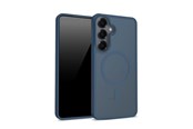 Puhelin - Kannet ja kotelot - CRONG Hybrid Matte Magnetic - MagSafe Case for Samsung Galaxy S25 (Navy Blue) - CRGHMMSGS25NBL