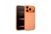 Puhelin - Kannet ja kotelot - CRONG Hybrid Matte Magnetic - MagSafe iPhone 17 Pro Case (Orange) - CRGHMMIP1763PORG