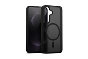 Puhelin - Kannet ja kotelot - CRONG Hybrid Matte Magnetic - MagSafe Case Samsung Galaxy S24 FE (Black) - CRGHMMSGS24FEBLK