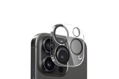 Puhelintarvikkeet - Näytönsuojat - CRONG Lens Shield - Camera and lens glass for iPhone 16 Pro / iPhone 16 Pro Max / iPhone 15 Pro / iPhone 15 Pro Max - CRGLSIP16P