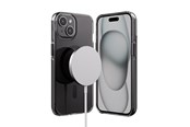 Puhelin - Kannet ja kotelot - CRONG Clear MAG Pro - iPhone 15 MagSafe Case (Black) - CRGCLRMPIP1561BLK