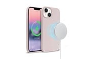 Puhelin - Kannet ja kotelot - CRONG Color Cover Magnetic - iPhone 14 / iPhone 13 MagSafe Case (sand pink) - CRG-COLRM-IP1461-PNK