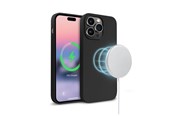 Puhelin - Kannet ja kotelot - CRONG Color Cover Magnetic - iPhone 14 Pro Max MagSafe Case (Black) - CRG-COLRM-IP1467P-BLK