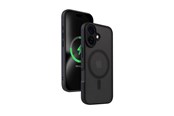 Puhelin - Kannet ja kotelot - CRONG Hybrid Frost MAG Cover - Case with MagSafe for iPhone 16 (Black) - CRGHFMIP1661BLK